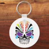 Voodoo Rainbow Skull キーホルダー (正面)