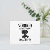 Voodoo Sayings | Voodoo Doll Magic Curse Gift ポストカード (スタンド正面)