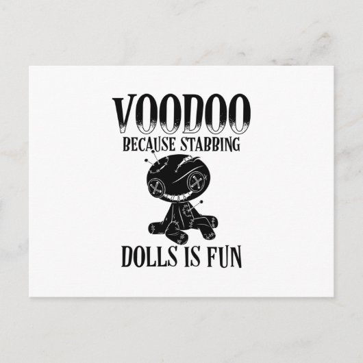 Voodoo Sayings | Voodoo Doll Magic Curse Gift ポストカード (正面)