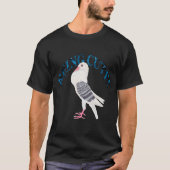 VOORBURG SHIELD CROPPER PIGEON BEING CUTE Tシャツ (正面)