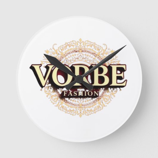 VORBEファッション壁時計 ラウンド壁時計 (正面)