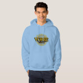 VORBE Fashion Gold Monogram Men's Premium Hoodie パーカ (正面フル)