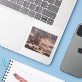 Vordingborg in Winter by J.C. Dahl Fine Art シール (ノートパソコンとiPhone)