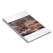 Vordingborg in Winter by J.C. Dahl Fine Art ノートブック (右側)