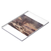 Vordingborg in Winter by J.C. Dahl Fine Art ノートブック (左側)