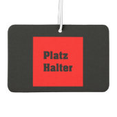 Vorlage カーエアーフレッシュナー (裏面)