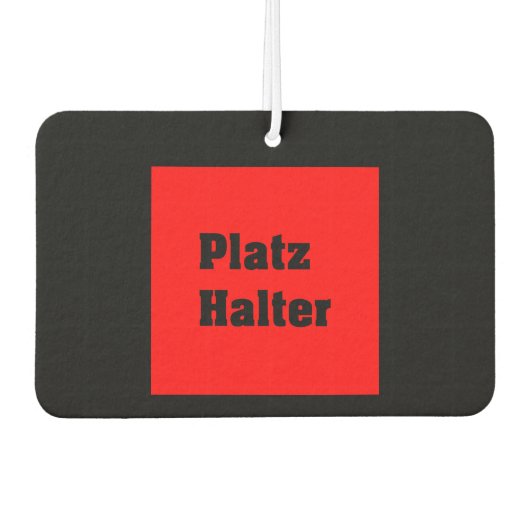 Vorlage カーエアーフレッシュナー (正面)