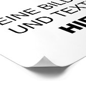 Vorlage für individuelle Poster ポスター (角)