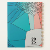 Voronoiビジョン：グラディエントガラスデザインプランナー プランナー手帳 (裏面)