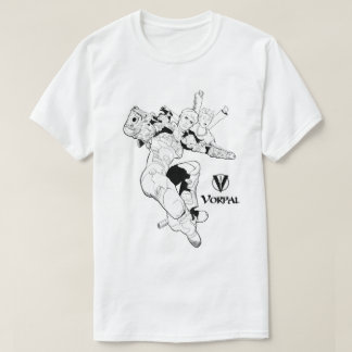 Vorpal漫画ブックTシャツ：カバー2アクション Tシャツ