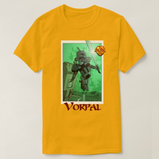 Vorpal漫画ブックTシャツ：興行中のTシャツ Tシャツ (デザイン正面)