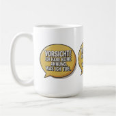 Vorsicht コーヒーマグカップ (左)