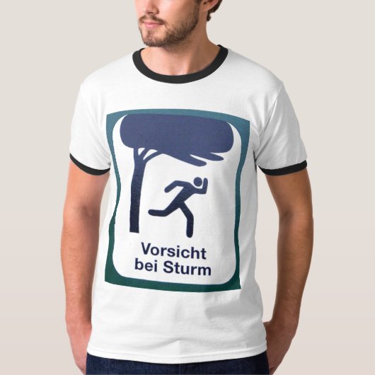 Vorsicht_bei_Sturm Tシャツ (正面)