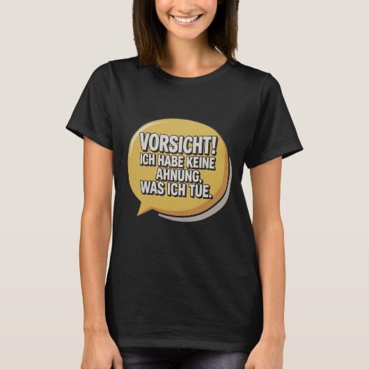 Vorsicht Tシャツ (正面)