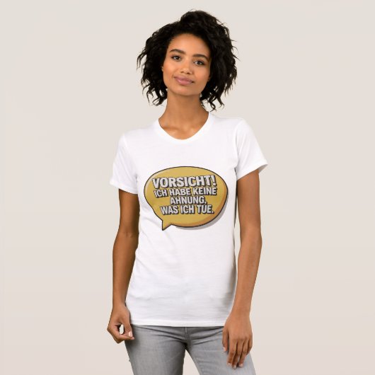 Vorsicht Tシャツ (正面フル)
