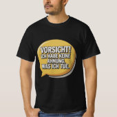 Vorsicht Tシャツ (正面)