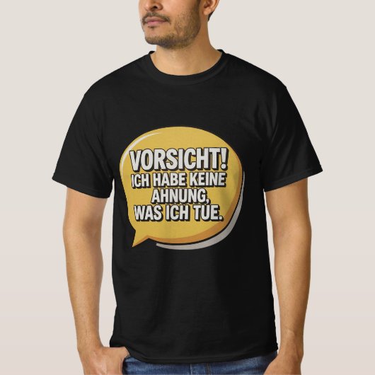 Vorsicht Tシャツ (正面)