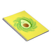 Vortex上のかわいい漫画アボカ動揺してド ノートブック (右側)