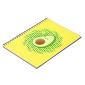 Vortex上のかわいい漫画アボカ動揺してド ノートブック (左側)