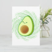 Vortex上のかわいい漫画アボカ動揺してド 招待状 (スタンド正面)