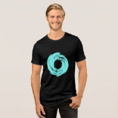 Vortex Azul Claro トライブレンドTシャツ (正面全面)