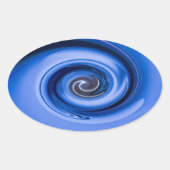 Vortex by Shirley Taylor 楕円形シール (正面)