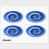 Vortex by Shirley Taylor 楕円形シール (シート)