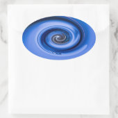 Vortex by Shirley Taylor 楕円形シール (バッグ)