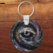 Vortex Eyeキーチェーン、基本ボタンキーチェーン キーホルダー (正面)