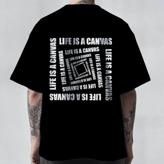 Vortex of Creativity - Life is a Canvas Minimalist Tシャツ