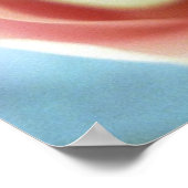 Vortex White Cala Liliesアートプリントポスター写真 ポスター (角)