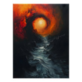 Vórtice Ardiente del Océano Furia de la Naturaleza ポスター (正面)