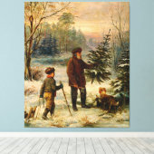 Vorweihnacht by Franz Kruger （19世紀） キャンバスプリント (インサイチュ (ウッドフロア))