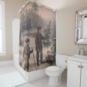 Vorweihnacht | Fクルーガー| ドイツのクリスマス シャワーカーテン (インサイチュ)
