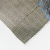 Vorwerksの鶏の組、オンドリおよび雌鶏の食べ物 フリースブランケット (角)