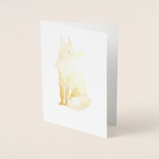 Vos pixelart, Fox, Pixel Art  箔カード (正面)