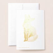 Vos pixelart, Fox, Pixel Art  箔カード (裏面封筒付き)