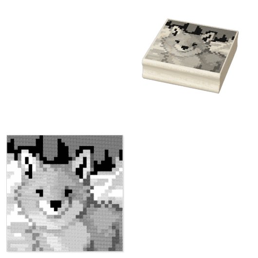 Vos pixelart, Pixel Art  ラバースタンプ (押印)