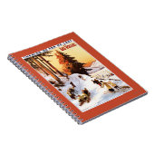 Vosgesポスターでのスリディングとスキー ノートブック (右側)