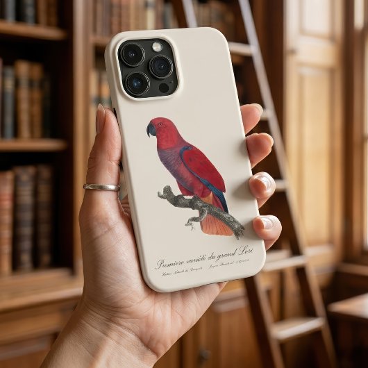 Vosmaer Eclectus Parrot, Eclectus Roratus Vosmaeri Case-Mate iPhoneケース