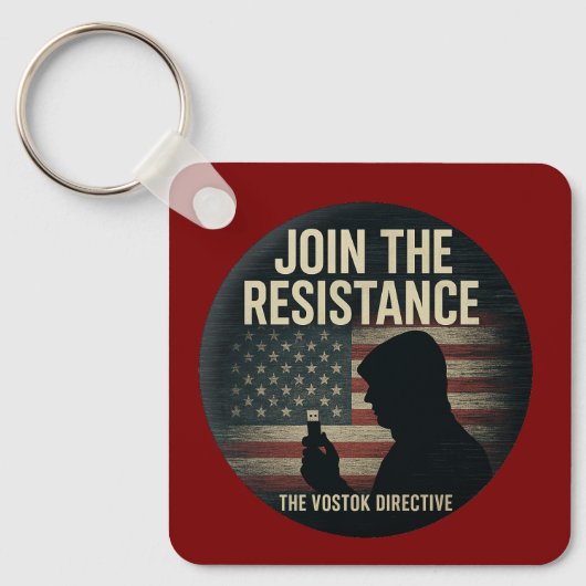 Vostok JOIN THE RESISTANCE keychain キーホルダー (正面)