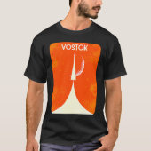 Vostok Rocket Soviet Union Space Spaceflight Yuri  Tシャツ (正面)