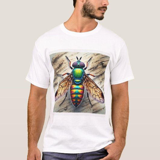 Vostox Insect Study 010924IREF236 - Watercolor Tシャツ (正面)