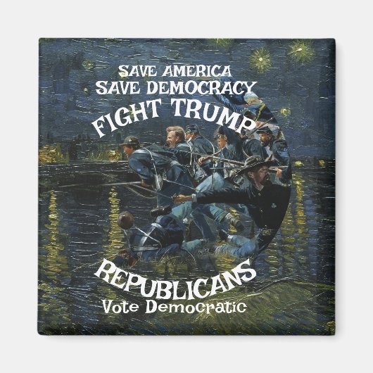 Vot Political Patriotic Trump Republican Party マグネット (正面)