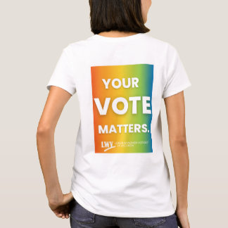 VOTEレインボーTシャツ Tシャツ