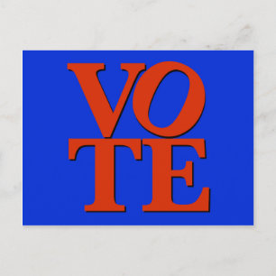 VOTE赤と青 ポストカード