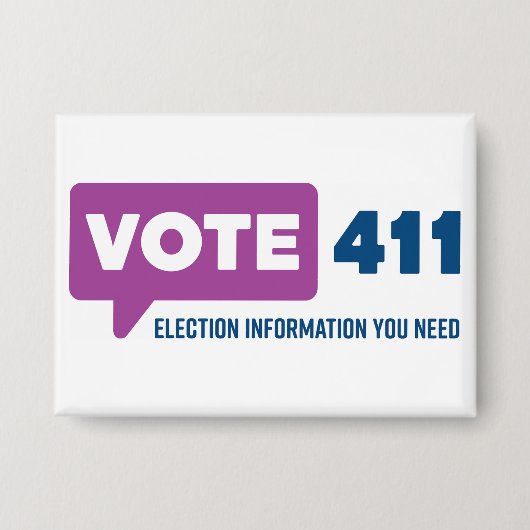 Vote411 バッジ (正面)