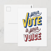 Vote ポストカード (正面/裏面)