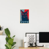 VOTE、マニー・ハロウィン・キャットが登場 ポスター (ホームオフィス)