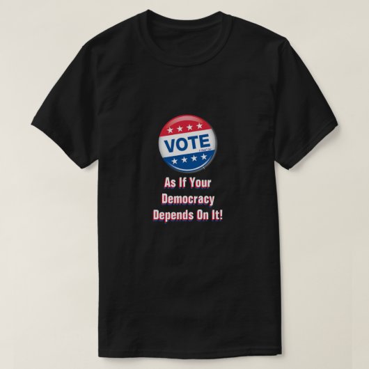 Vote! - ミスターP Tシャツ (デザイン正面)